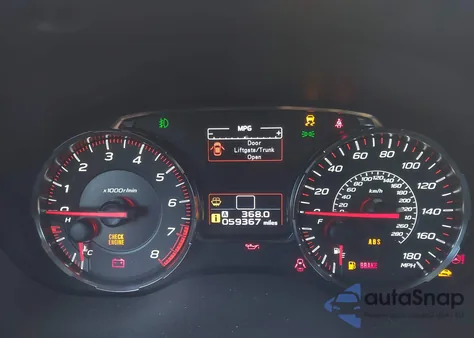 2020 Subaru Wrx из США, поврежденный, VIN JF1VA1A62L9830710